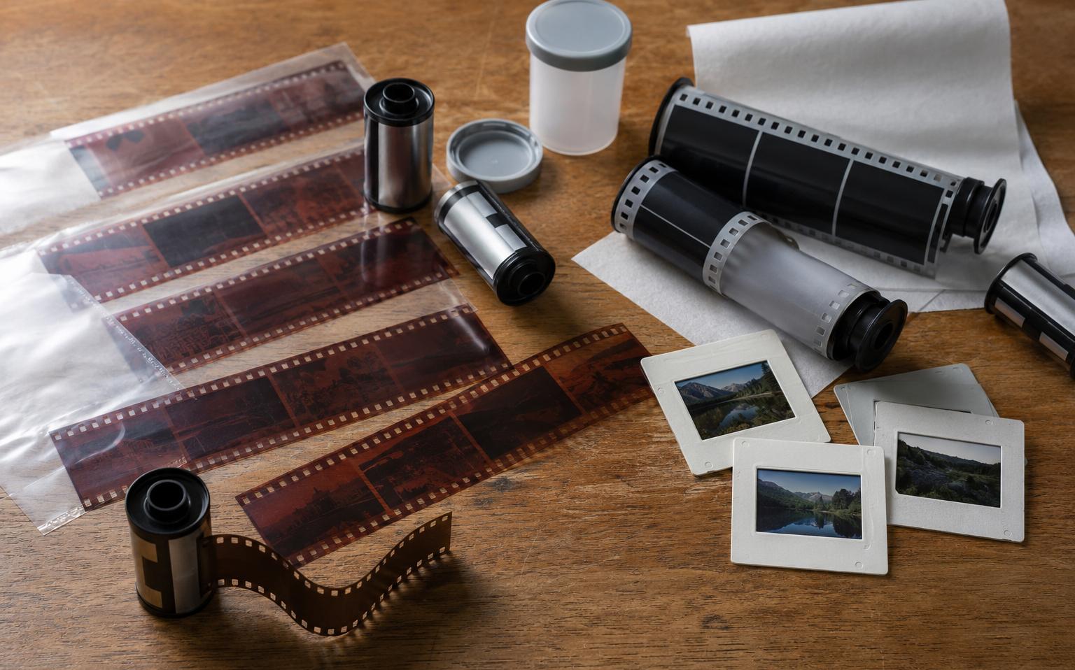 Supported film formats and scanning layouts